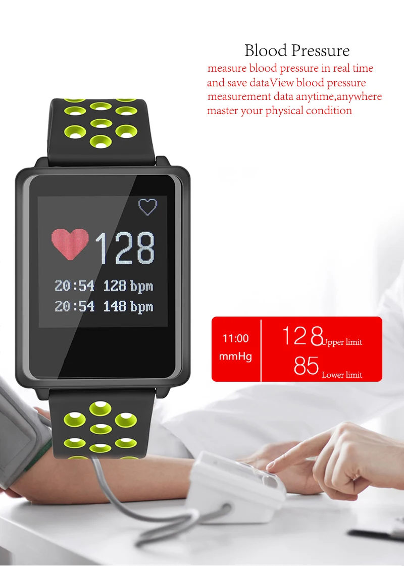 Цветной экран Bluetooth Smart Band Smartband Шагомер Браслет Синхронизации Телефонный звонок SMS анти-потерянный Для женщин человек браслет для iphone 8