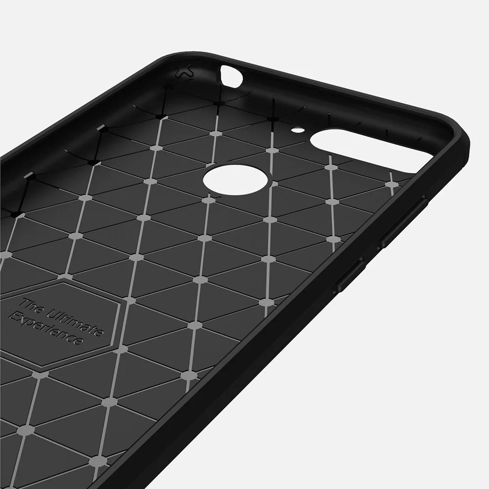 Чехол из углеродного волокна 5 7 дюйма для Huawei Honor 7C чехол Honor7C Pro AUM L41 задняя крышка