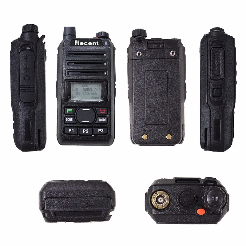 DPMR профессиональное 3 Вт цифровое радио RS309D портативная рация 256 каналов чистый голос ЖК-дисплей профессиональный радиоприемопередатчик