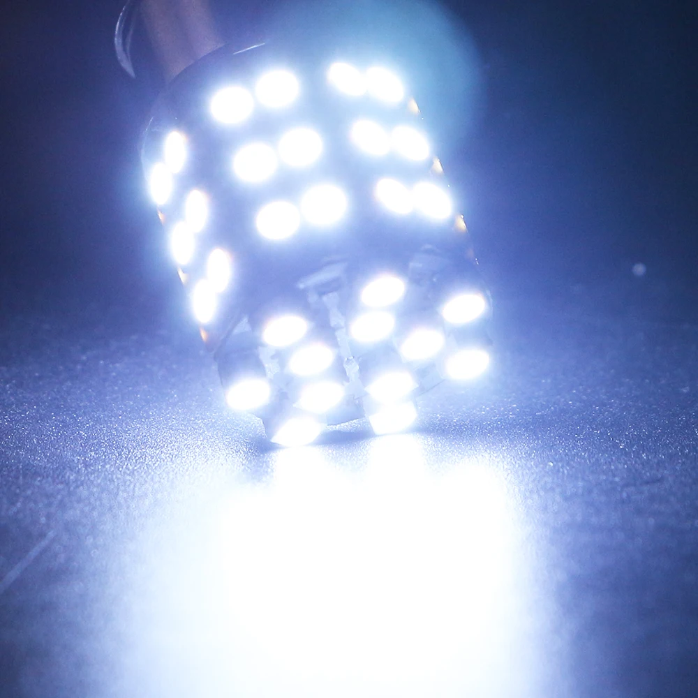 2 шт./лот 1210 54 SMD светодиодные лампы S25 P21W 1156 1157 3156 3157 T20 7440 7443 Автомобильные Лампы