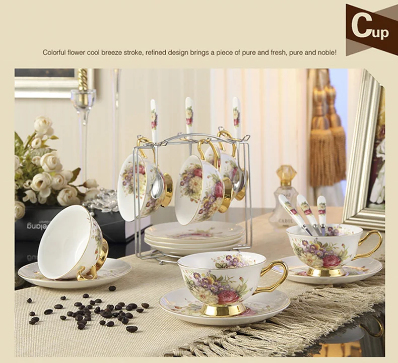 Британский Королевский фарфор, костяной фарфор, кофейные чашки, набор, керамическая чайная чашка, блюдце, продвинутый чайный поднос, посуда для напитков
