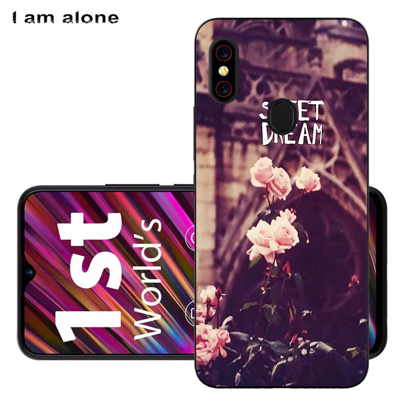 Solf TPU HH11 Чехлы для телефонов I am alone для Umidigi F1/F1 Play 6,3 дюймов черный мягкий ТПУ мобильный Модный чехол с принтом для Umidigi F1 сумки - Цвет: Solf TPU HH11