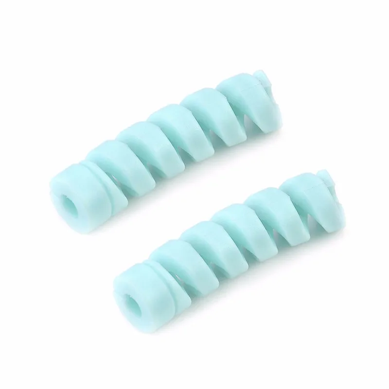 2 pcs Blue Универсальный защитный чехол для IPhone samsung, компьютеров, ноутбуков, 2 шт., кабели Lightning, кабель для мыши, USB кабель для зарядного устройства, шнур - Цвет: 2 pcs Blue