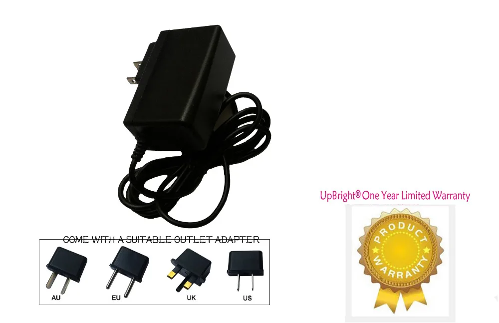 UpBright Новый Глобальный AC / DC адаптер для KENWOOD SADC 0312 15VDC 1000mA класс 2 трансформатор