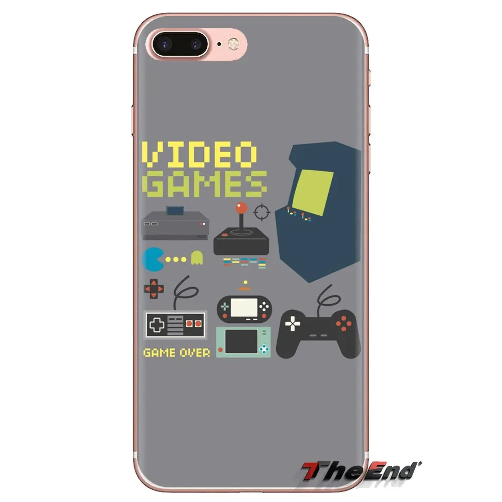Для iPod Touch Apple iPhone 4 4S 5 5S SE 5C 6 6S 7 8 X XR XS Plus MAX прозрачные ТПУ чехлы Atari 2600 консоль