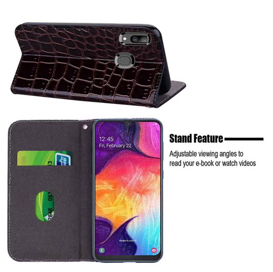 Glittering PU Leather Flip Case for Samsung Galaxy A10 A20 A30 A50 Phone Cover A50S A20S A10S M10 M20 M30 S | Мобильные телефоны и