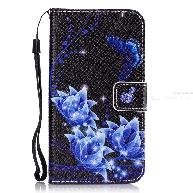 Style 7 Цветной Роскошный кожаный чехол-книжка для huawei Honor 9 Lite 7X 6C Pro 6A, цветочный чехол для huawei P20 Lite Pro P10 P Smart Y3 - Цвет: Style 7