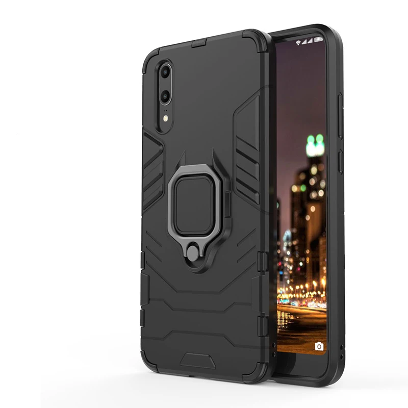 KISSCASE защитный чехол для Huawei P40 P30 Pro Lite P20 Mate 20 P Smart Y9 2018 кольцо держатель на палец