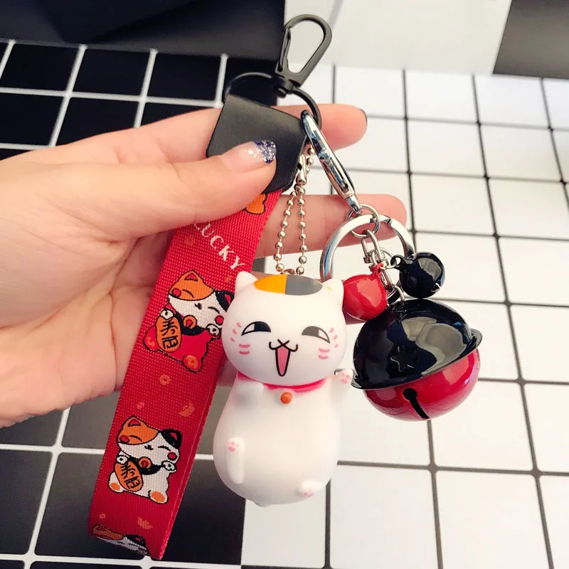Новый милый кот котёнок брелок на запястье лента Веревка Брелок животные куклы
