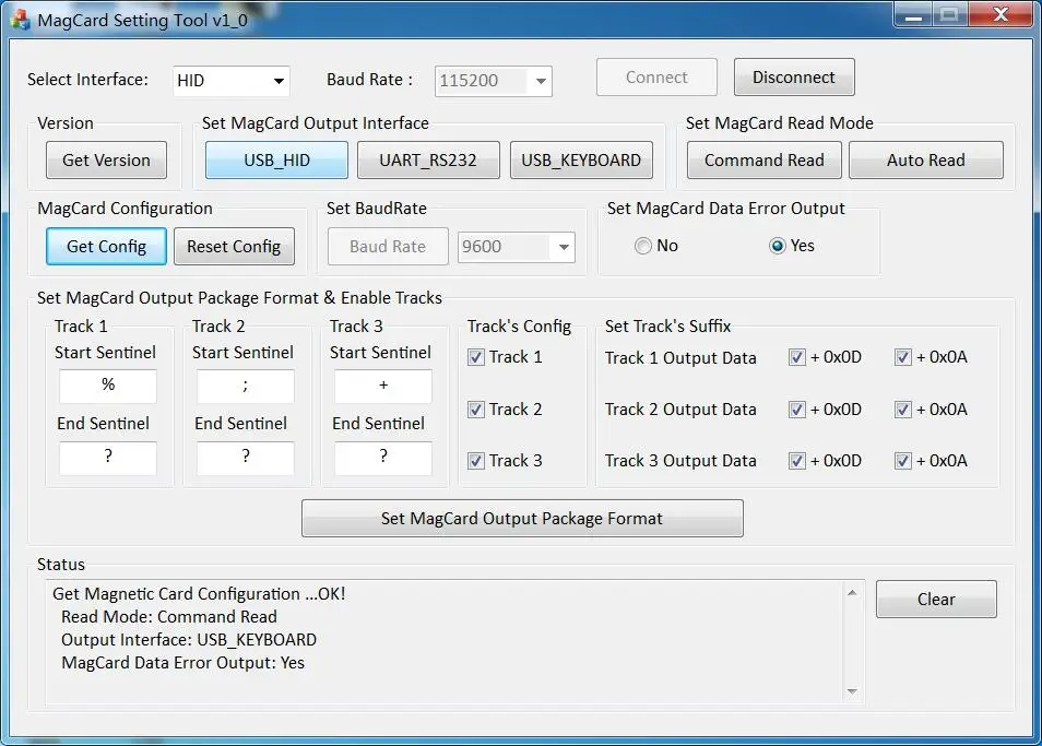 USB MSR кардридер для pos системы