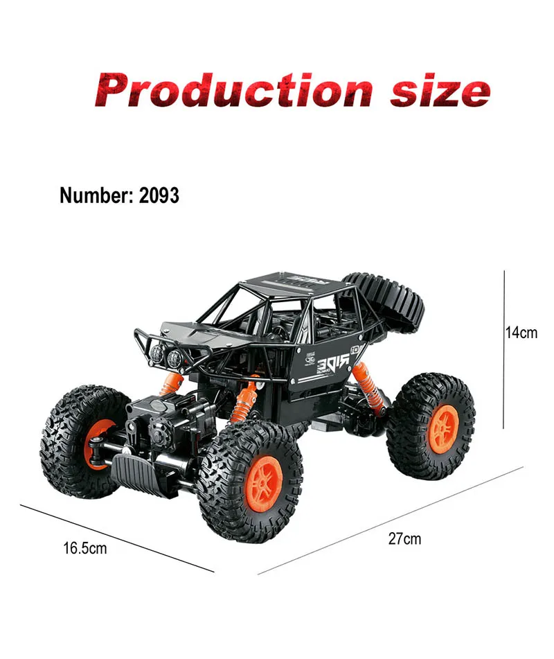 Новая мода 1:16 4WD радиоуправляемые автомобили 2,4G Радиоуправляемый автомобиль, игрушки высокоскоростной внедорожный альпинистский автомобиль игрушки для детей