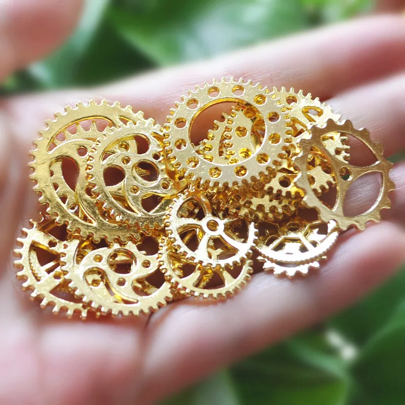 50pcs Resin inclusions / inserts supplies (10-30mm) Watch Parts Gold Charm UV | Украшения и аксессуары