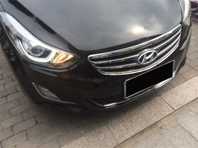 Автомобильный Стайлинг головная лампа для фары для автомобиля Hyundai Elantra angel eyes 2012- для Elantra головная лампа Биксеноновая линза Hi Low Beam h7