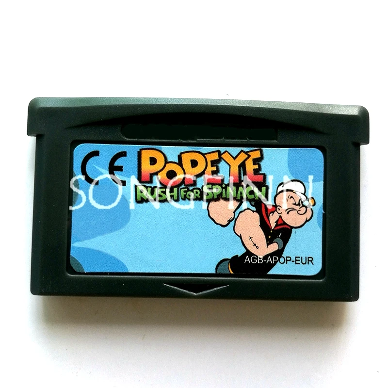 Картридж Popeye Rush для шпината картридж карты памяти 32 битной игровой консоли