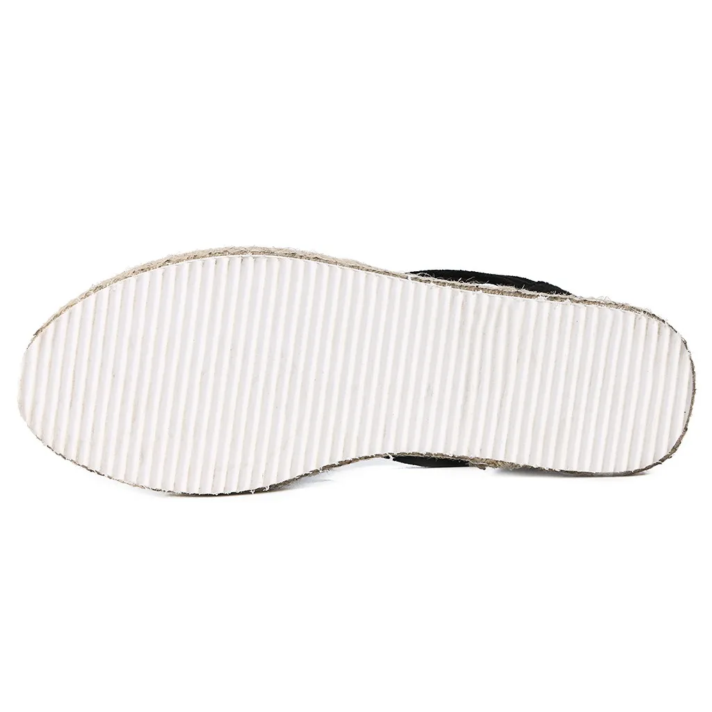 Женская повседневная обувь на танкетке 2019 г. Летняя женская плоской подошве