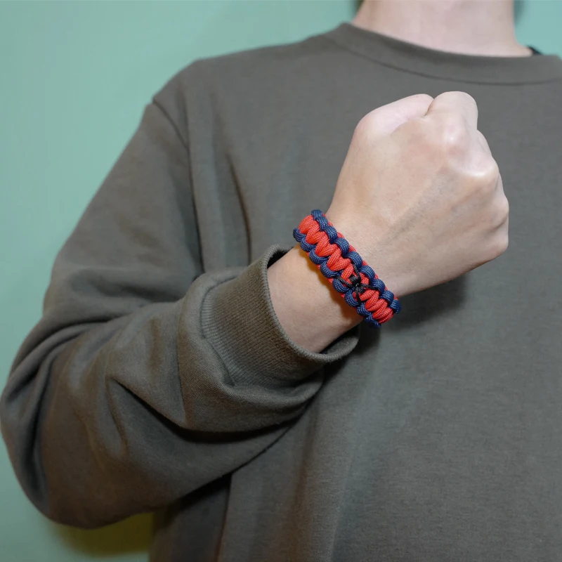 

New Spider Series Adjustable Survival Emergency 550 Paracord Bracelet Parachute Cord Bracelet For Camping Hiking Outdoor