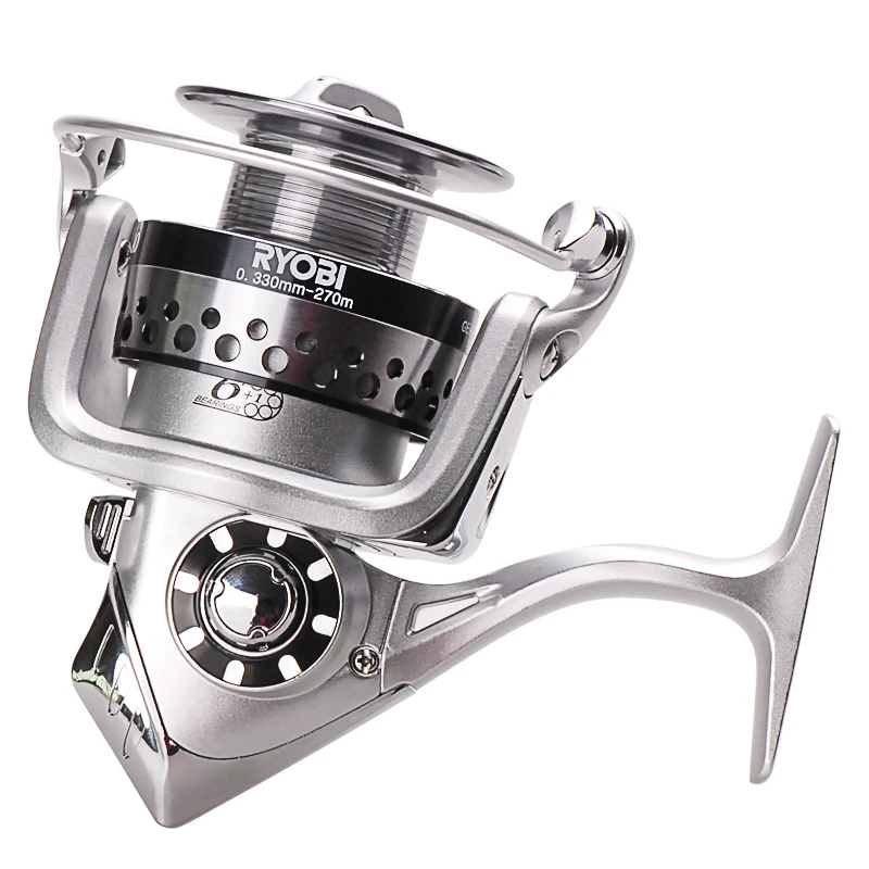 RYOBI 1500-6500 Рыболовная Катушка для Спиннинга 6 + 1BB 5.1:1 5.0:1 Рыболовные Катушки Рыбалка