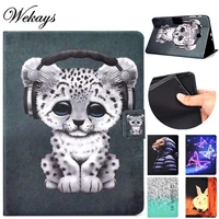 wekays for samsung tab e 9 6 t560 cartoon leather stand fundas case for samsung galaxy tab e 9 6 t560 t561 tablet cover cases