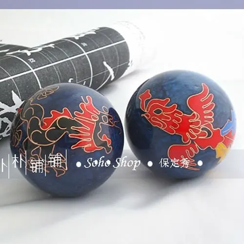 Шарики для занятий спортом 50 мм китайские традиционные драконы и Феникс