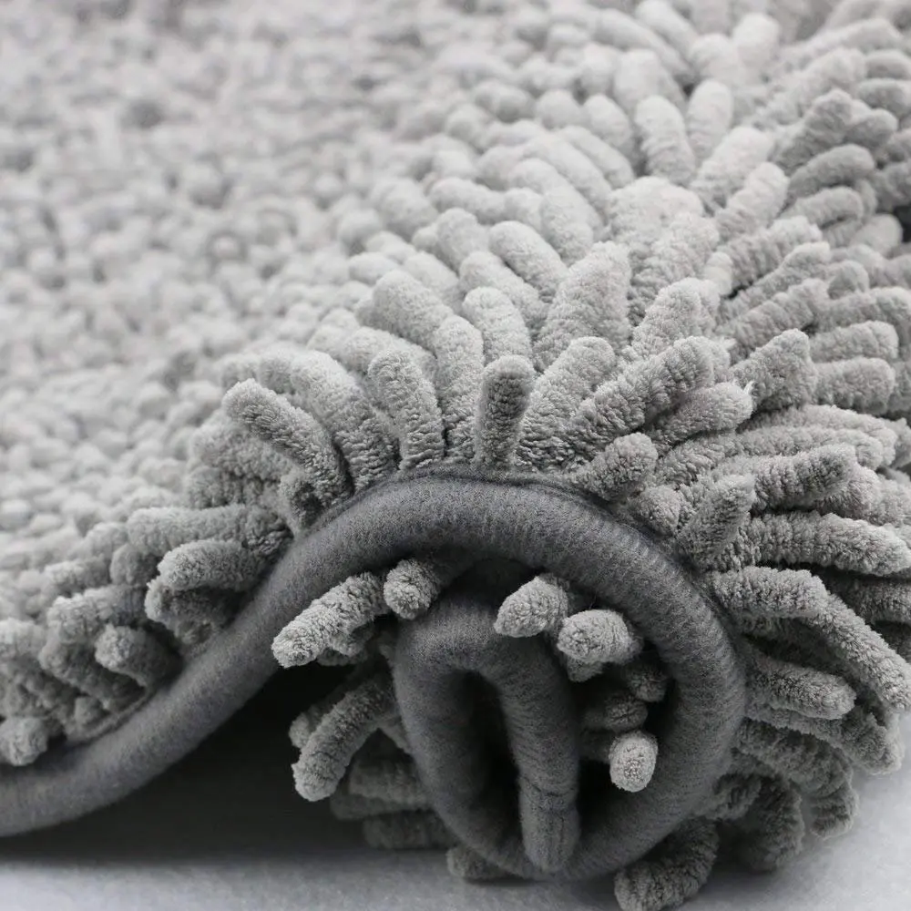 Коврик для унитаза коврик ванной и душа легко сушить пола серый дома