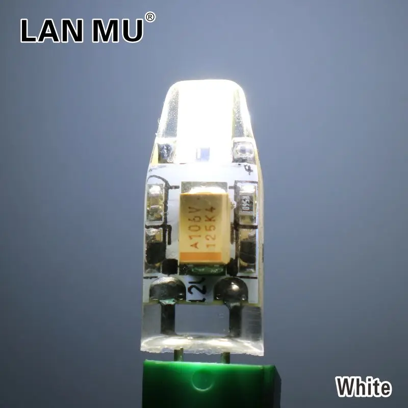LAN MU G4 Светодиодный светильник COB 0705 диммер СВЕТОДИОДНЫЙ AC 12 В 3 Вт лампада 360 Угол