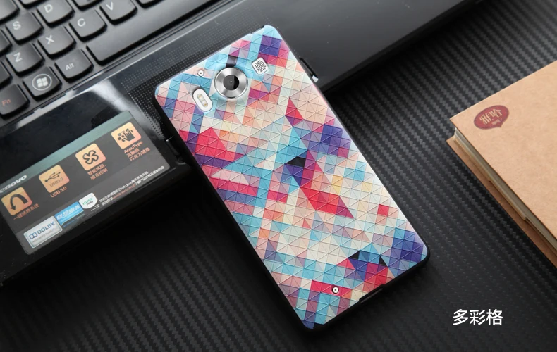 For Nokia lumia 950 Coque Phone Bag Cover Cases Silicone Luxury 3D Relief Print Pattern Soft Back |