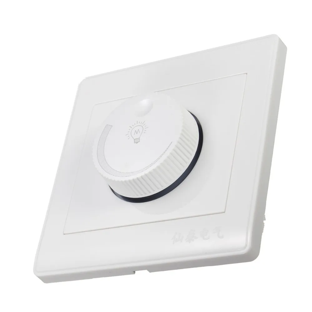 LED Dimmer Switch Brightness Controller For Lights Downlight Adjustment Low Power Consumption AC 220V 200W | Освещение