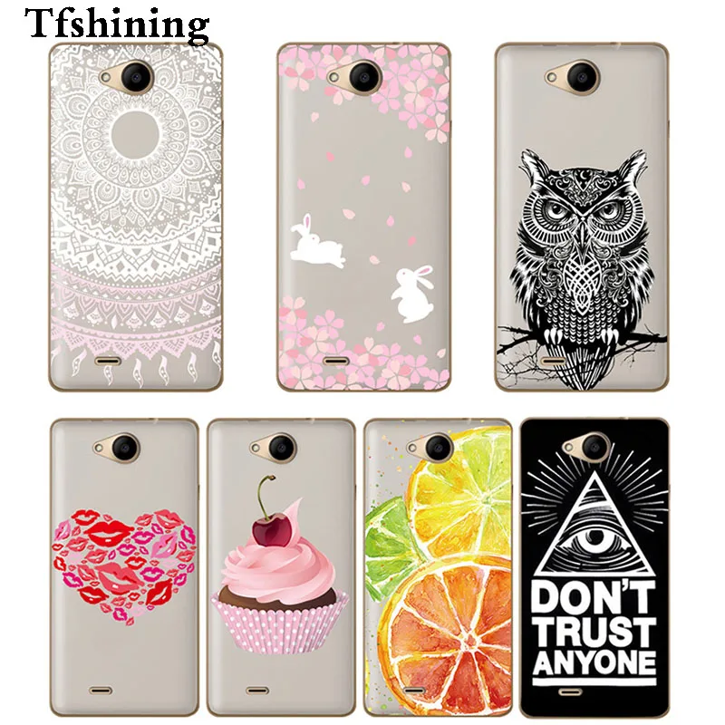 Tfshining For ZTE Blade GF3 T320 Case Cover Soft TPU Silicone Phone /T 320 Back Cases Shell |