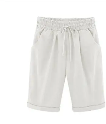 6 Женские шорты, хит, летние, на завязках, с поясом, Чино шорты, Pantalones Cortos Mujer, короткие, Femme размера плюс, M-6XL, бермуды - Цвет: 6