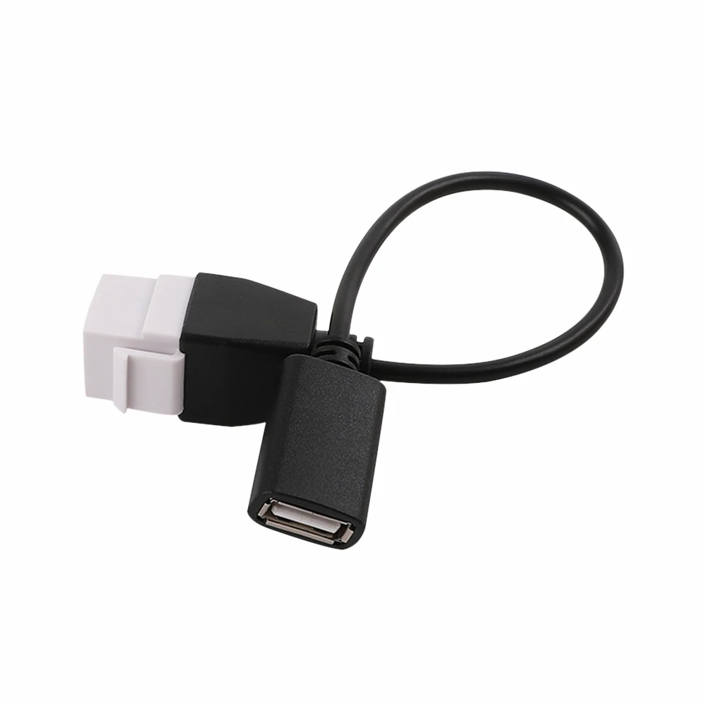 20 см короткий USB 2 0 свинцовый Удлинительный кабель жила женщина к гнезду