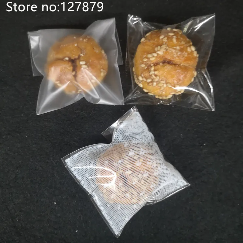 100 шт. 5,5x5,5 см милые матовый прозрачный кружево Cookie упаковка мешок и подарок конфеты сумки для Подарочная сумка выпечки посылка Свадебные