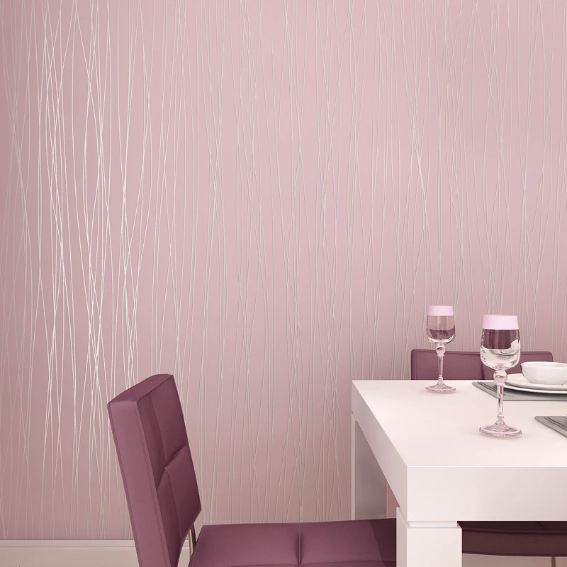 Современные бежевые полосатые обои Great wall для спальни гостиной нетканые