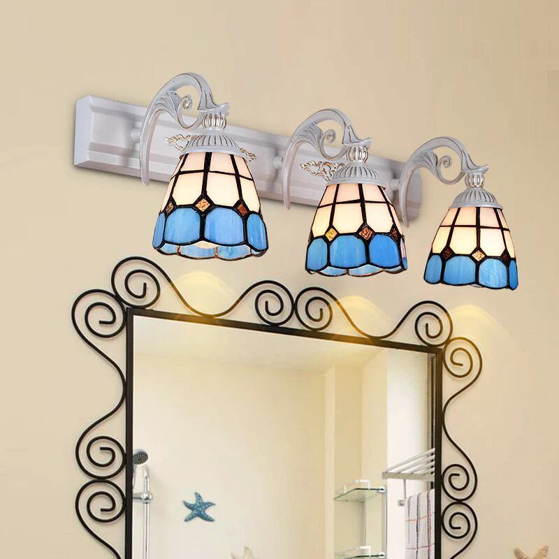 

Mediterranean style Led wall lamp mirror light. fashion vanity mirror lamp bedside lighting bathroom cosmetic lights wall lamp