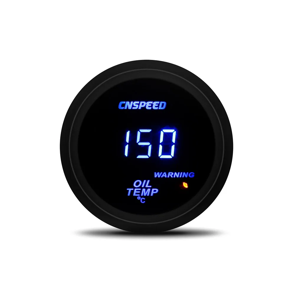 Oil gauge CNSPEED " 52 мм Цифровой турбинный автомобильный измеритель пульса температура воды PSI масляный Манометр вольтметр и тахометр YC101332 - Цвет: Oil gauge