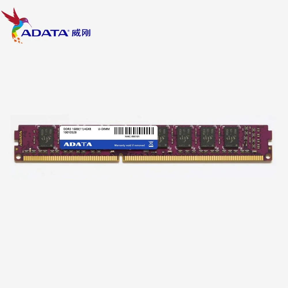 Бренд AData DDR3 2 GB/4 GB 1333MHz 1600MHz 1 5 V U-DIMM CL11 Память RAM Memoria для настольных ПК | Компьютеры и