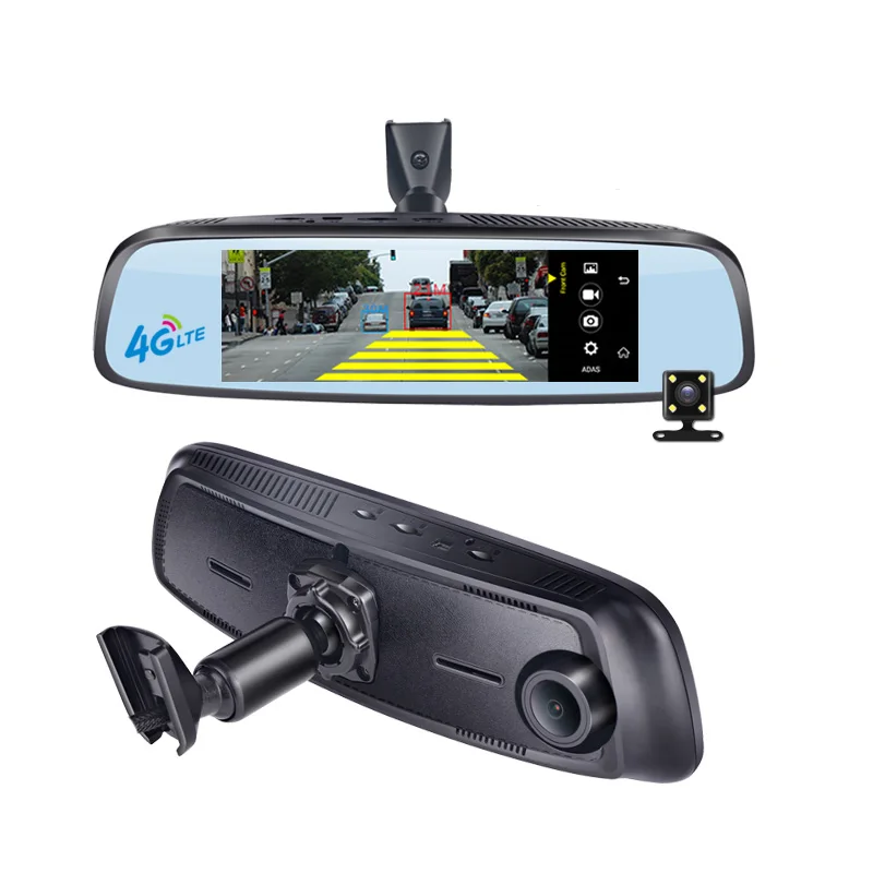 CARCHET E09 7 84 &quot4G Специальный кронштейн Автомобильная камера зеркало Android GPS DVR с
