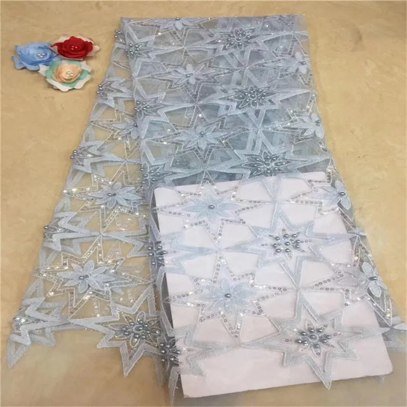 Желтый стиль африканская Высококачественная сетка свадебное кружевное полотно