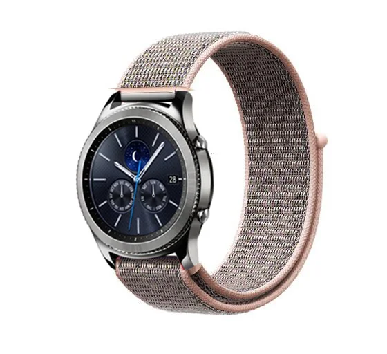 Переключатель, нейлоновый ремешок для наручных часов Xiaomi huami amazfit bip huawei часы GT 20/22 мм, ремешок для samsung Шестерни S3/S2 galaxy Watch active2 42 мм 46 мм