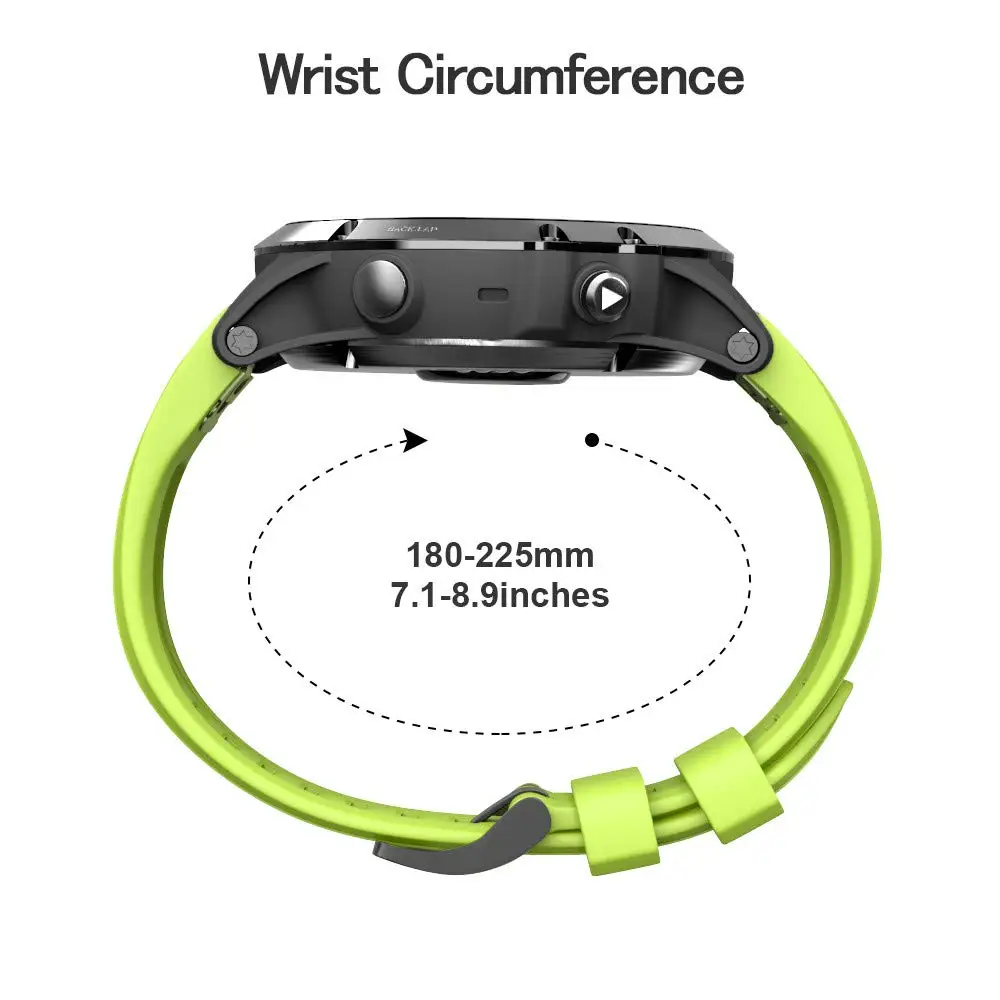 BOX W аксессуары для Garmin Fenix 5X Plus 26 мм силиконовый быстросъемный ремешок часов