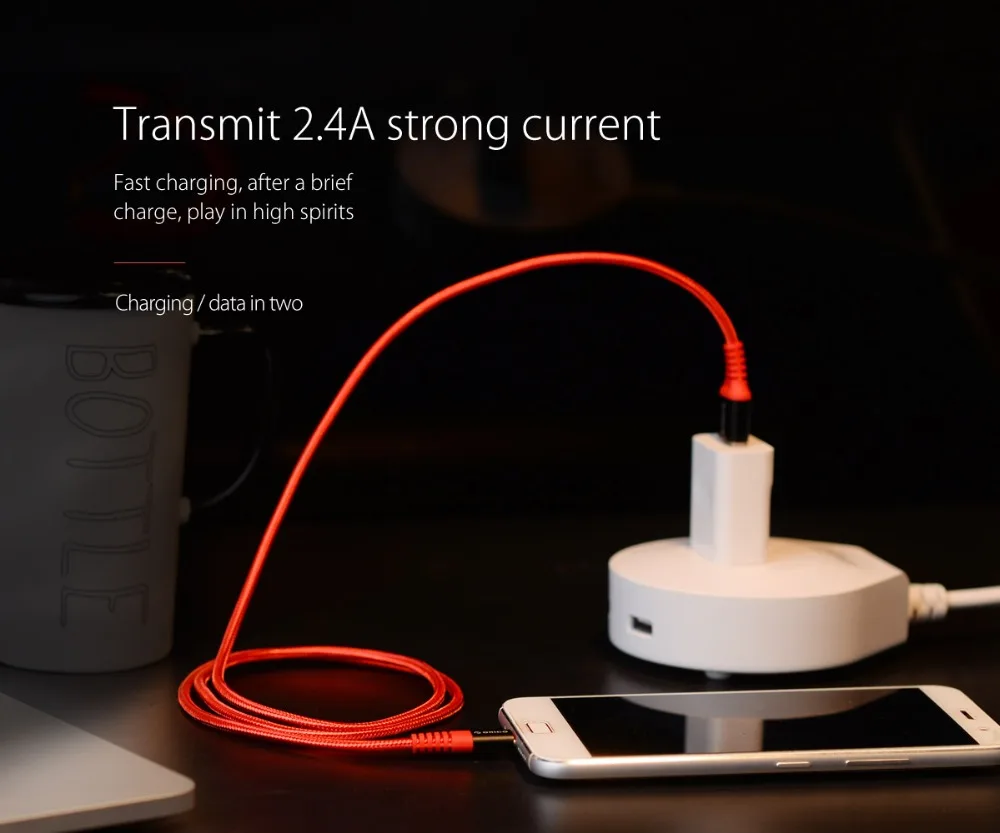 ORICO USB кабель для iPhone Xs Max Xr X 8 7 6 6s Plus iPad Быстрая зарядка зарядное устройство кабель для мобильного телефона для iPhone провод плетеный кабель