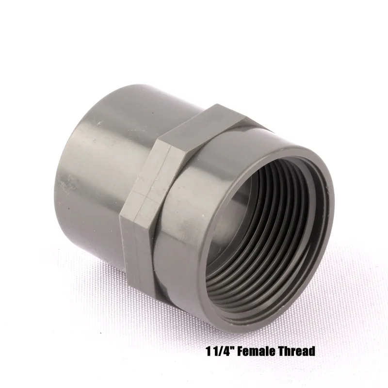 1pcs NuoNuoWell 1 1/4&quot-40mm Female Thread Connector Garden Micro Drip Irrigation Watering System Fittings Hose Parts | Дом и сад