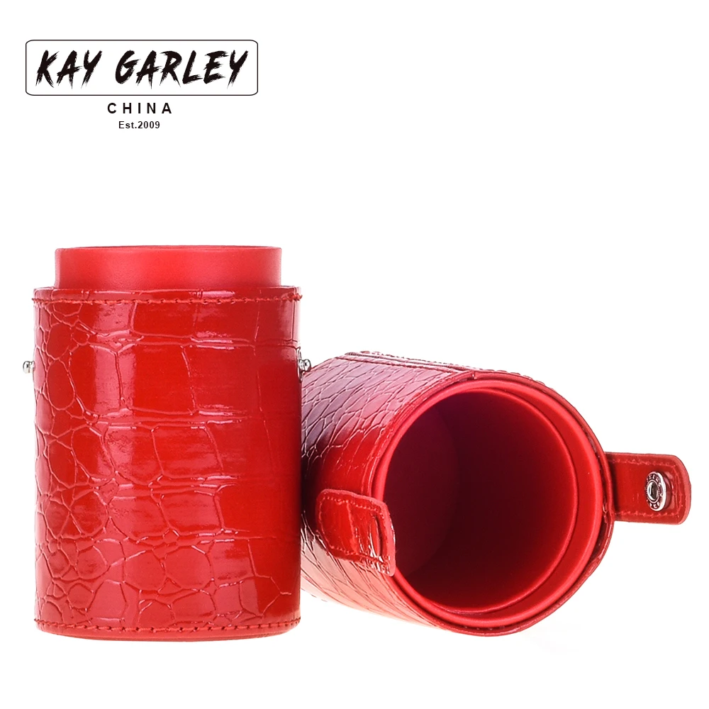 KAY GARLEY Pu кожаный держатель для макияжа Футляр кисточек косметический инструменты