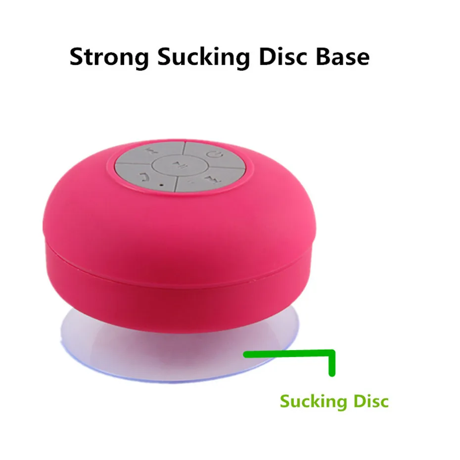 Горячий портативный сабвуфер водонепроницаемый динамик для душа беспроводной