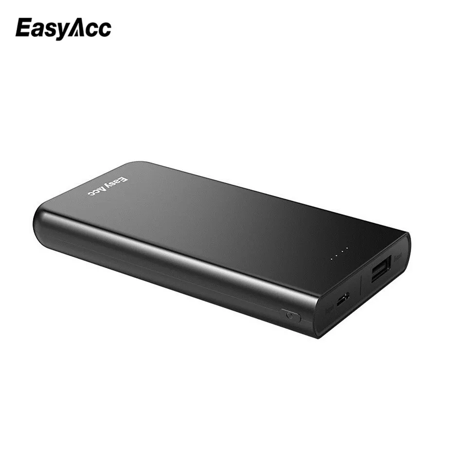 EasyAcc 10000 мАч Внешний аккумулятор для iPhone Xiaomi Dual USB внешний повербанк быстрое