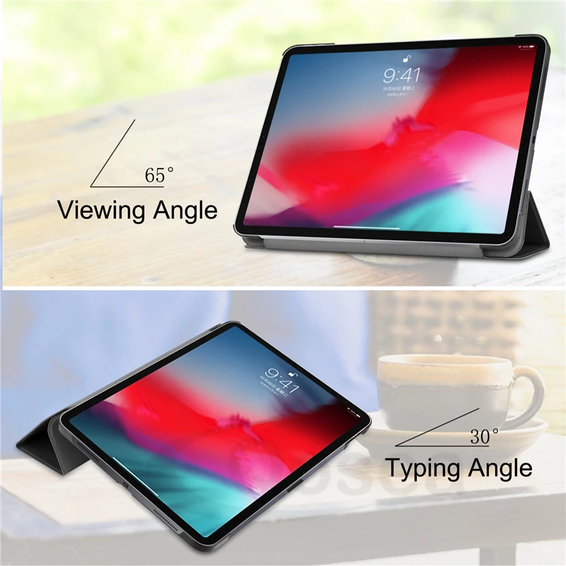 Чехол Qosea из искусственной кожи для Apple iPad Pro 11 2018 роскошный умный чехол подставка