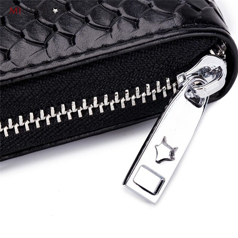 Кошелек для визиток мужской/женский красный/фиолетовый/черный/кофейный/Синий 12