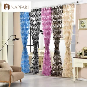 Шторы из органзы, прозрачные, для гостиной, 1 шт.