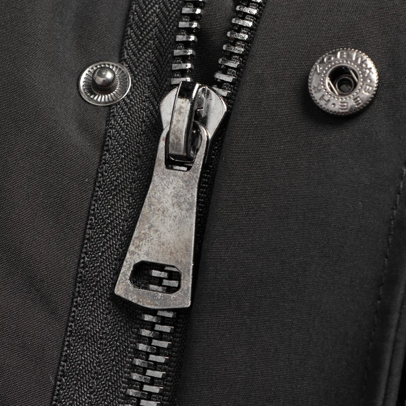 AYUNSUE зимняя куртка Для мужчин Уличная парка с натуральным кроличьим мехом лайнер