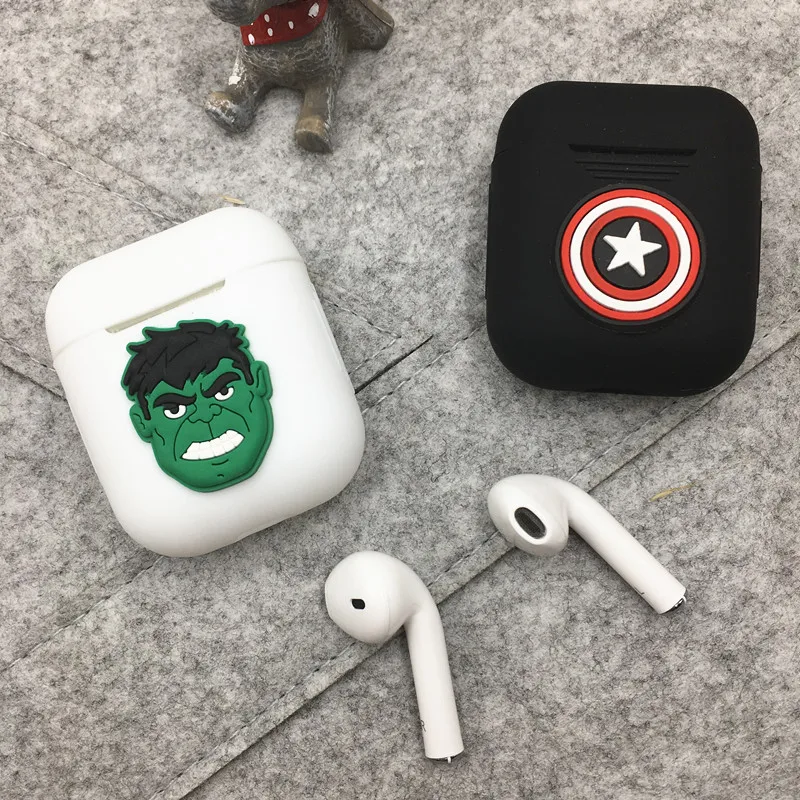 Мягкий силиконовый чехол для наушников Apple Airpods ударопрочный AirPods ультратонкий