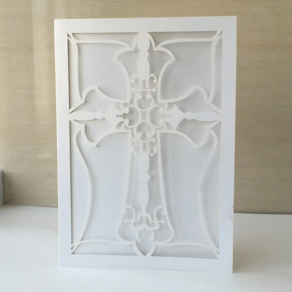 30 шт. карточка с перекрещивающимися узорами для детского праздника крестины дня